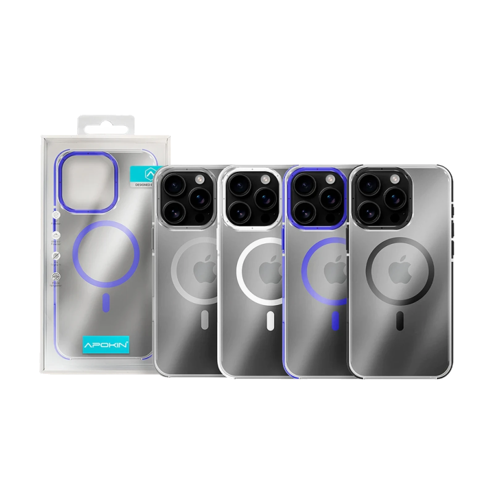 Funda Apokin Reforzada Con Magsafe iPhone 16 Pro