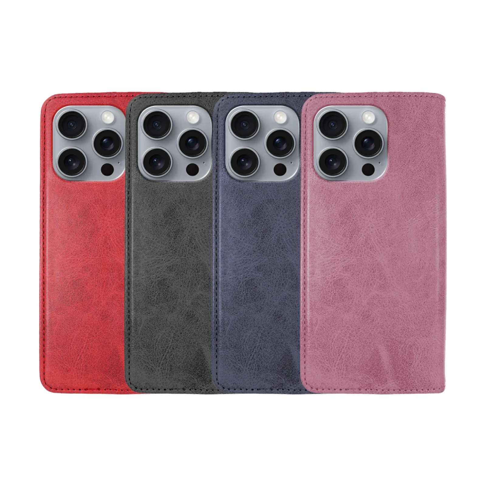 Funda Tapa con Tarjetero iPhone 16 Pro Polipiel