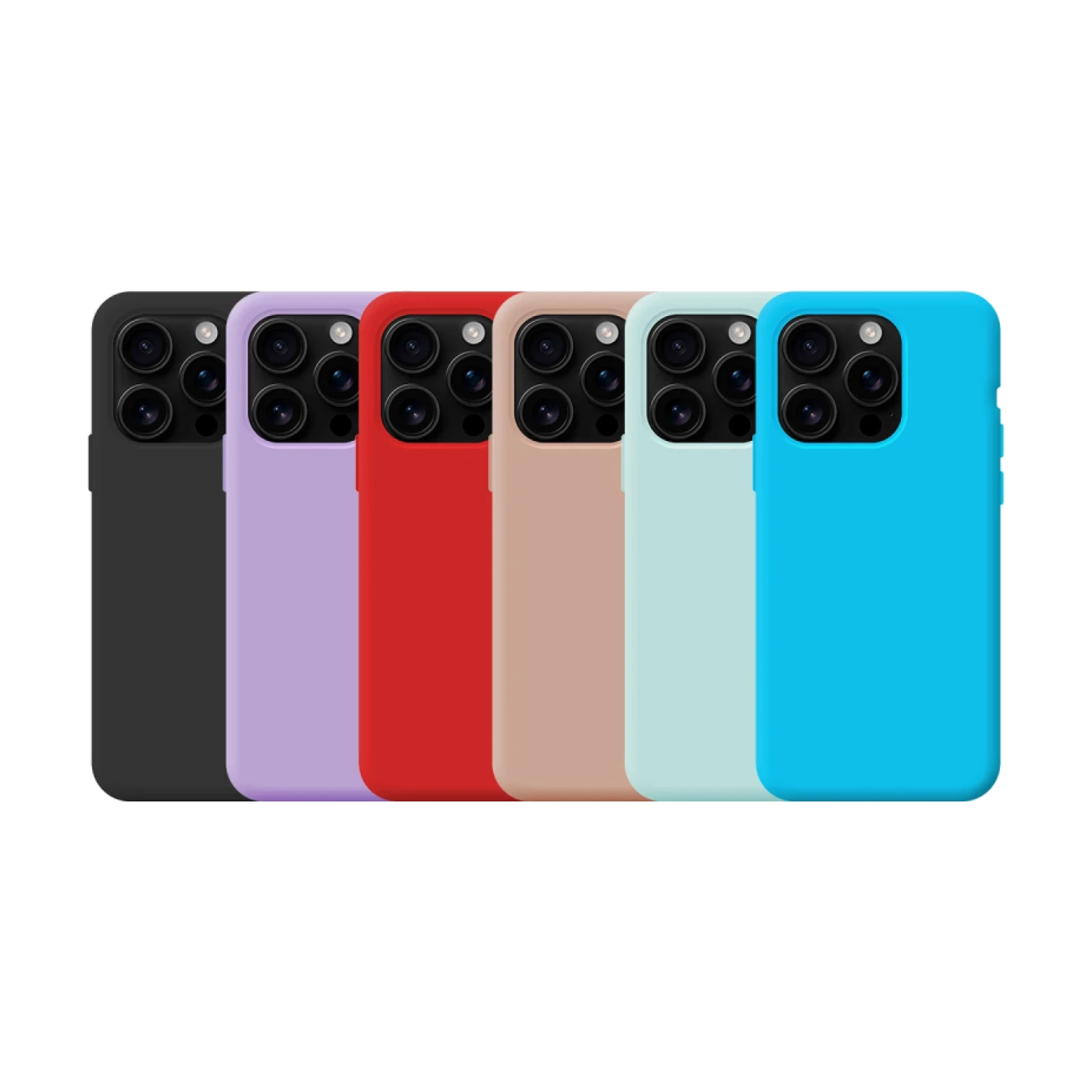 Funda Silicona Suave iPhone 16 Pro