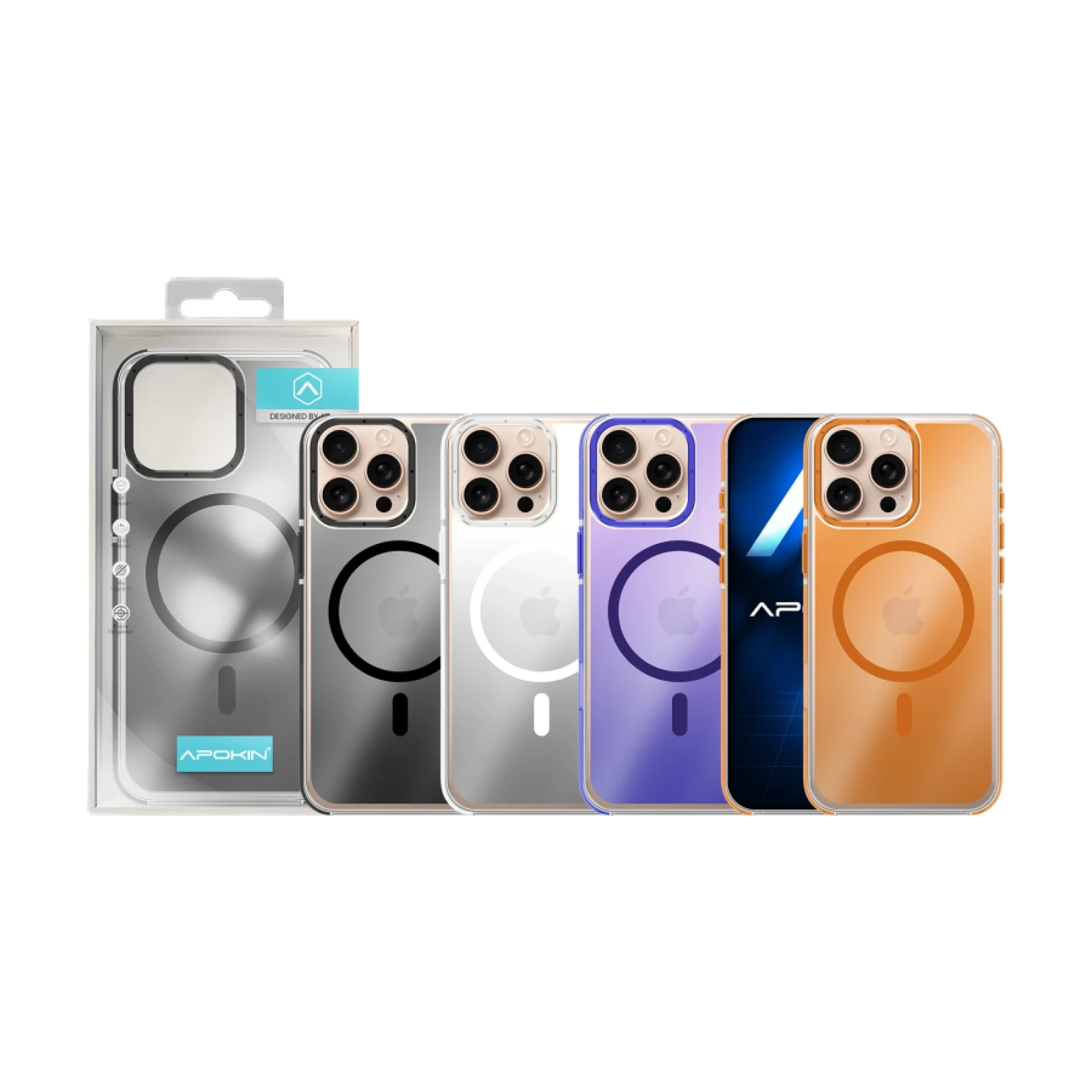 Funda Camaleon Apokin iPhone 16 Pro Max Magsafe