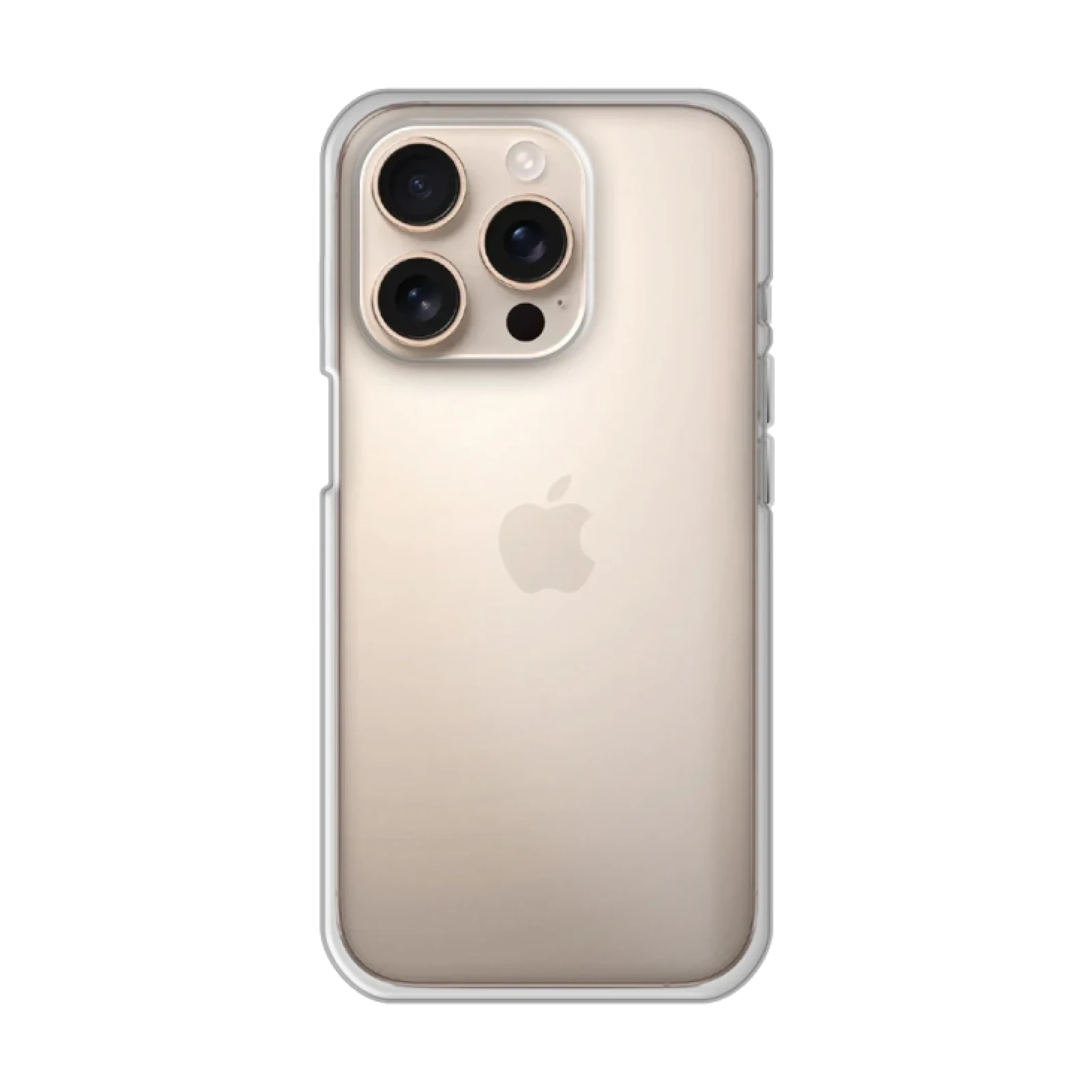Funda Silicona iPhone 16 Pro Max Transparente 2.0MM Extra Grosor