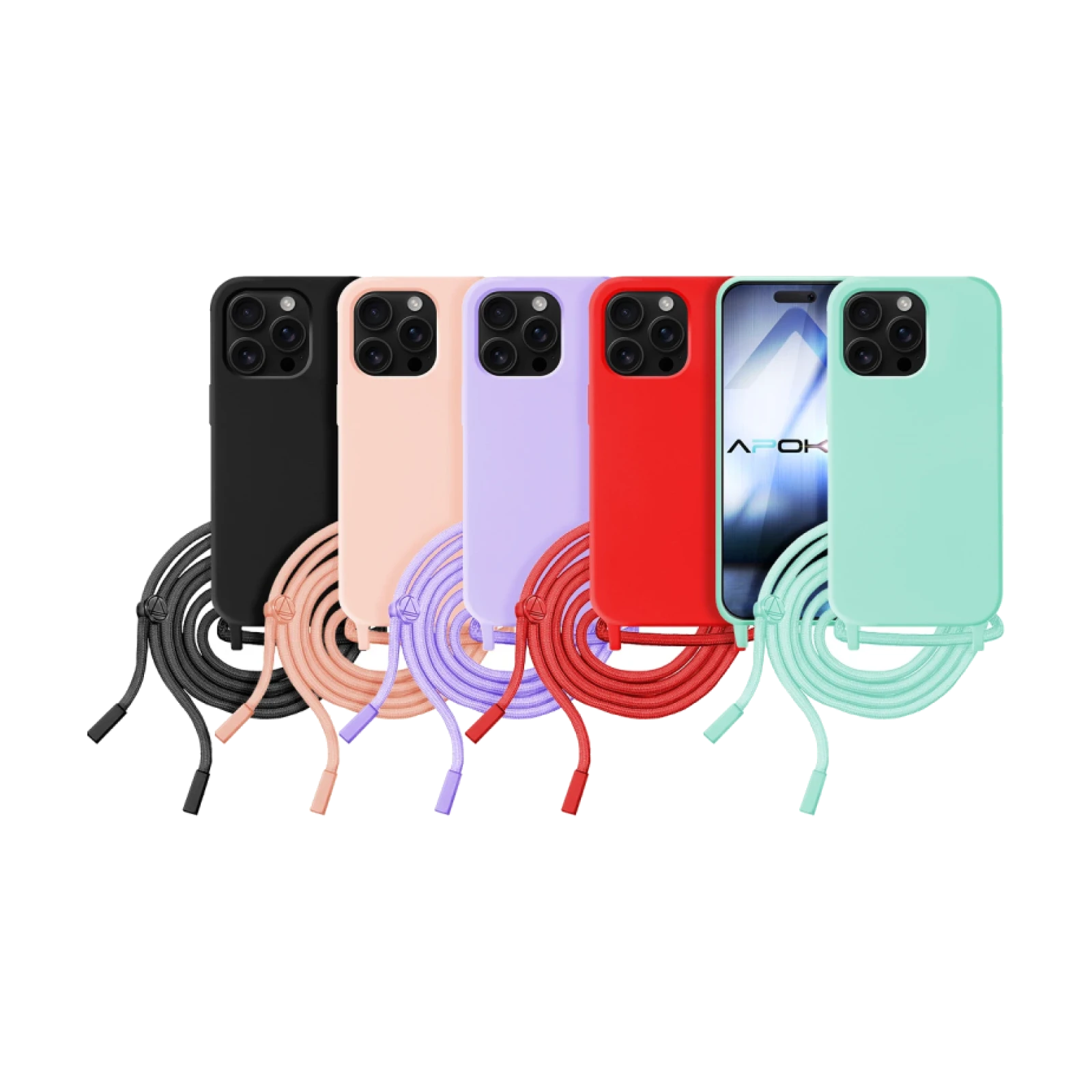 Funda suave con Cordon Iphone 16 Pro