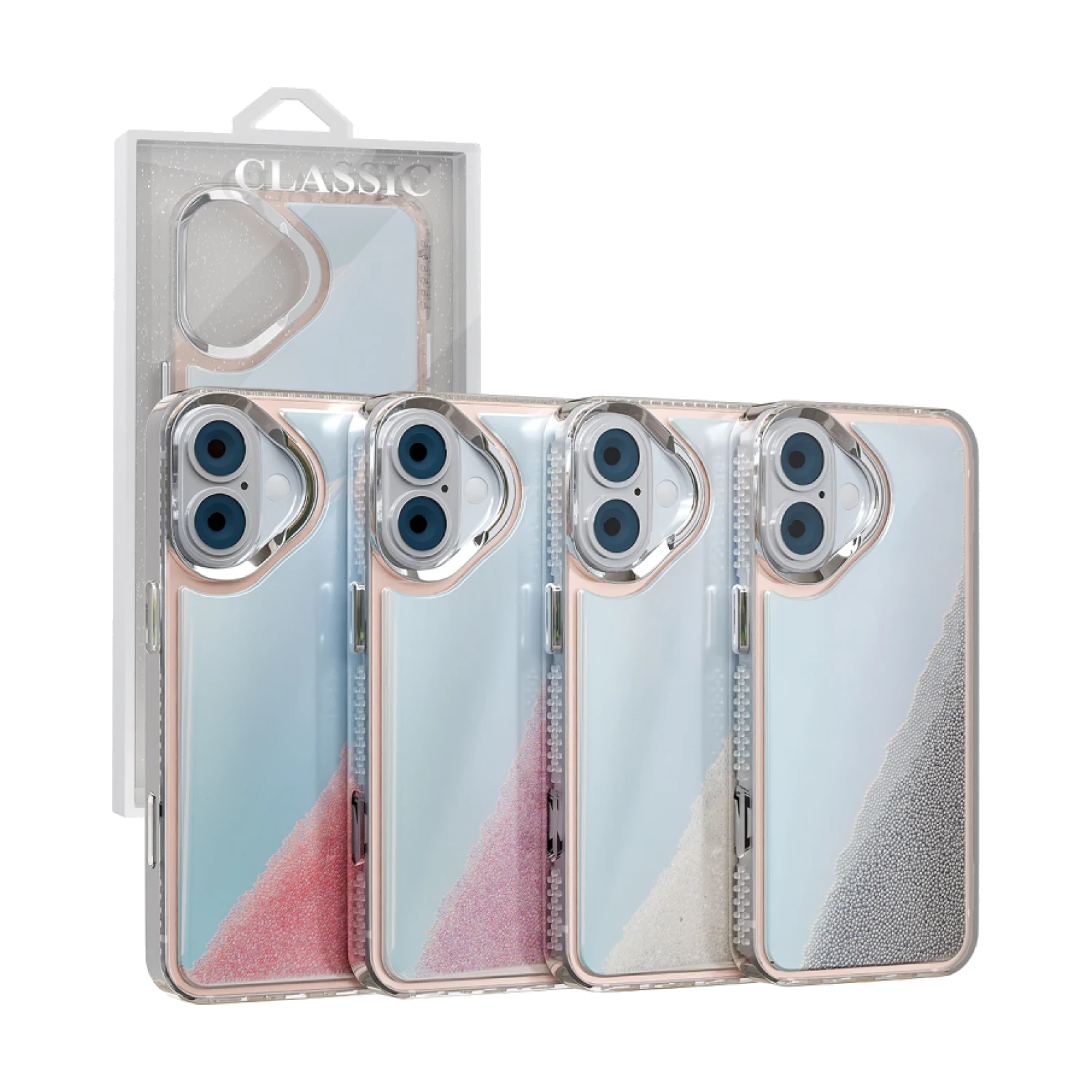 Funda Glitter Bumps iPhone 16 Plus