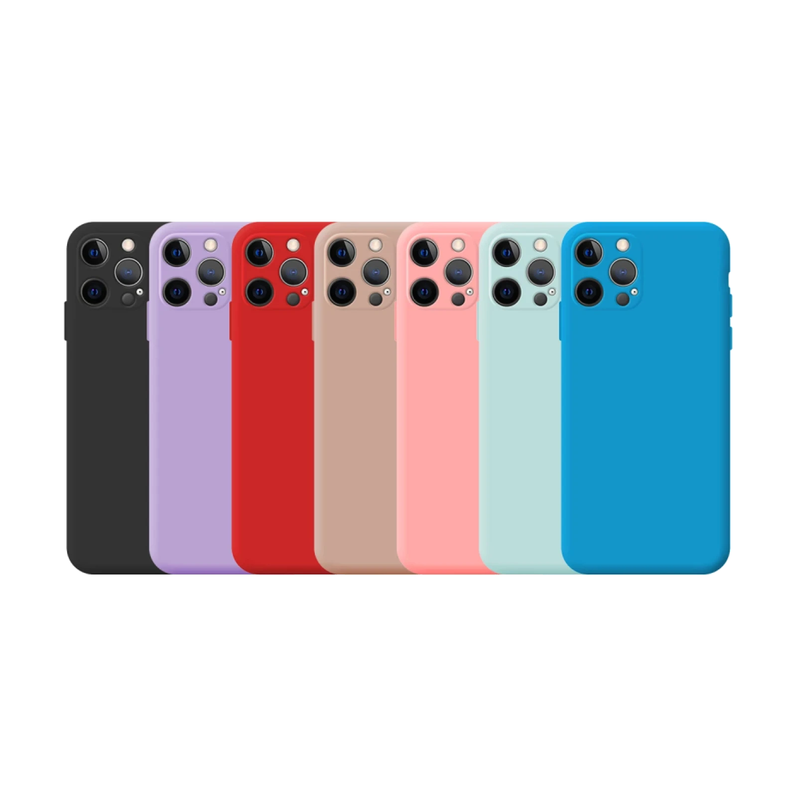 Funda Silicona Suave iPhone 12 Pro Max