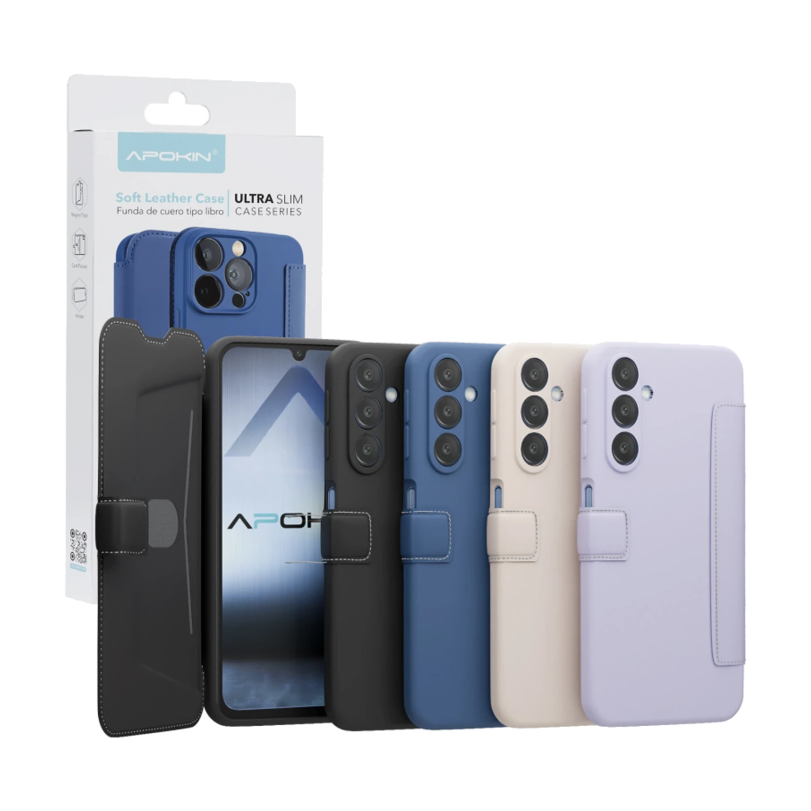 Funda de Tapa Silicona Suave para Samsung A25