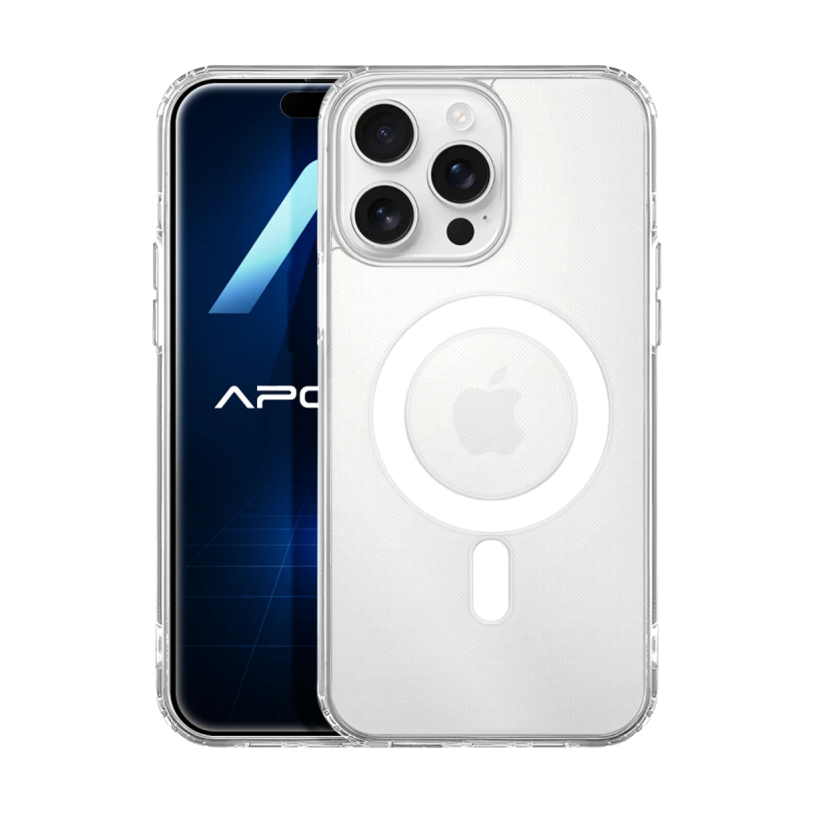 Funda transparente Premium con MagSafe para iPhone 16 Pro Max