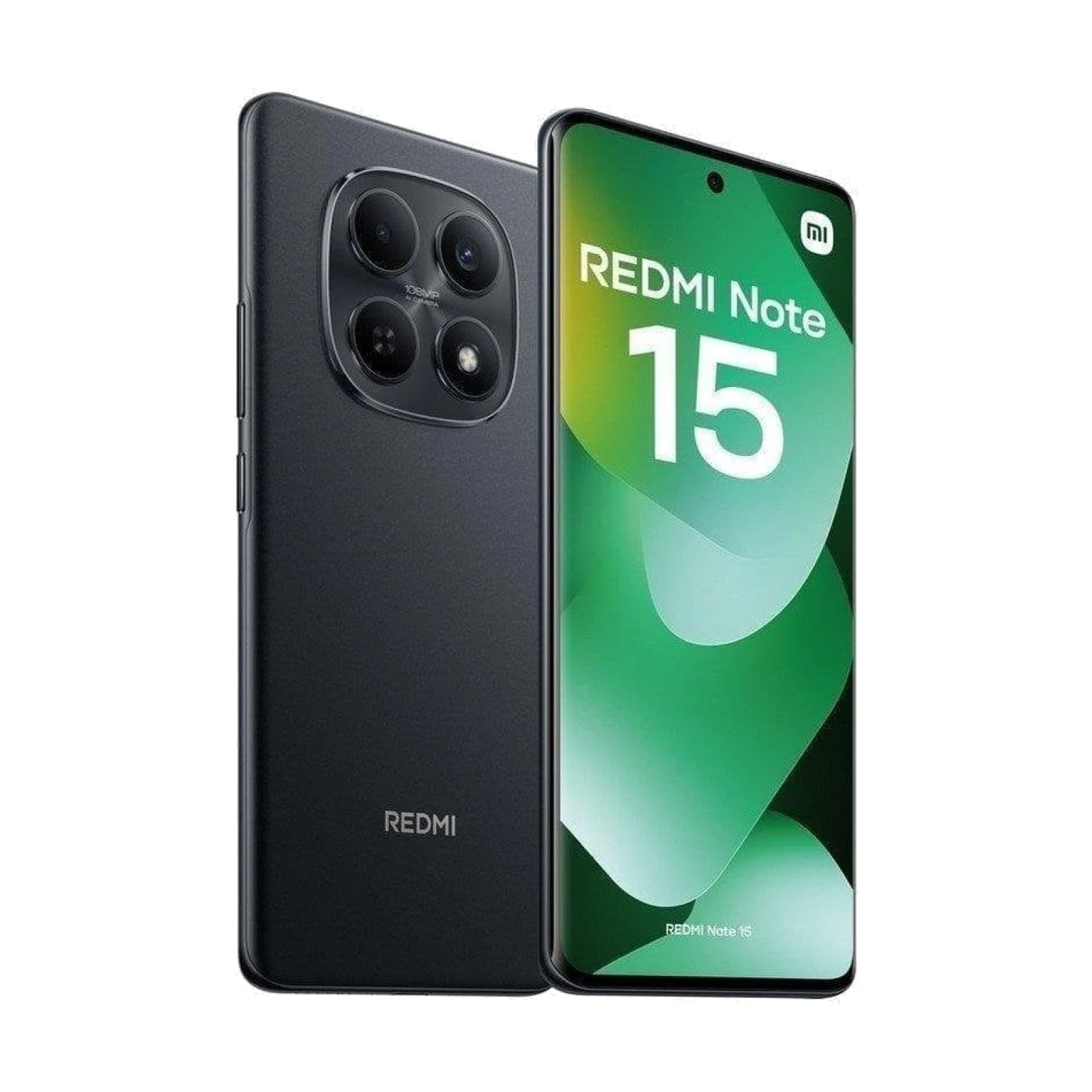 Xiaomi Redmi Note 15 4G 8/128 GB Negro - vista en ángulo